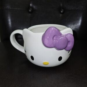 HELLO KITTY Purple Bow Ceramic Mug